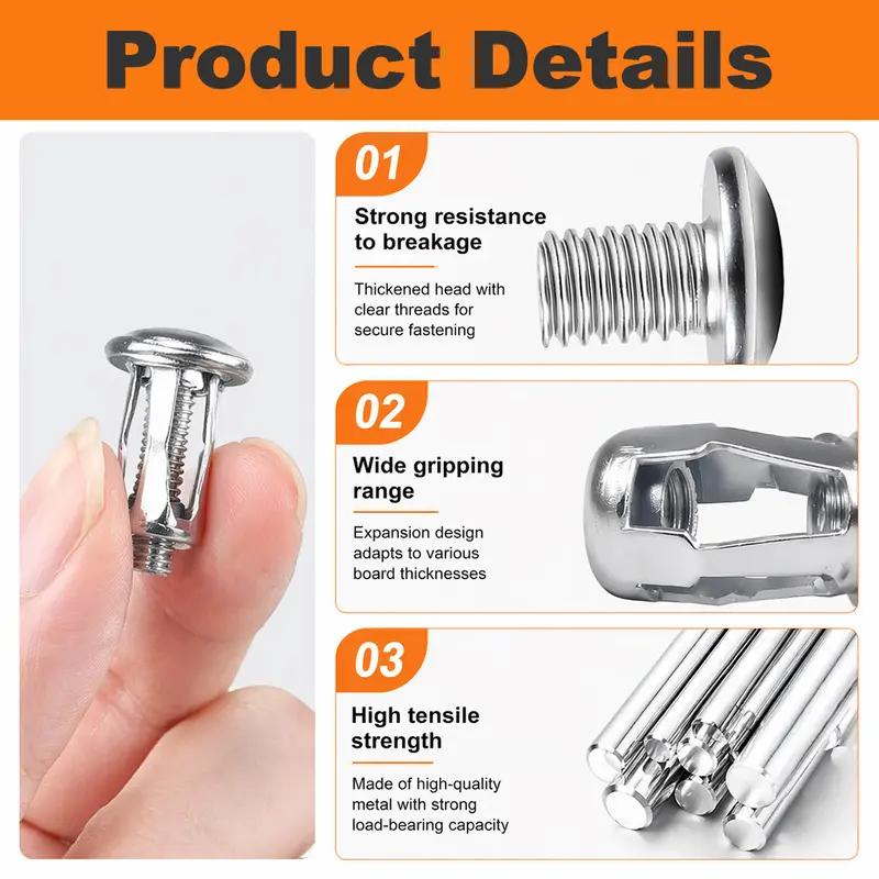 🔥 MUST-HAVE TOOLBOX UPGRADE: 30Pcs / 90Pcs Heavy-Duty Expansion Nut Set 📦