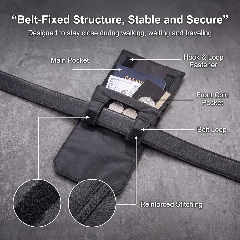 🛍️ Black Friday Preview Sale –✨Concealed anti-theft travel waist bag