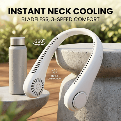 🔥Last Day 50% OFF🍃 Portable Bladeless Neck Fan