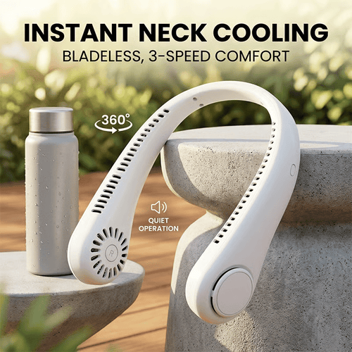 🔥Last Day 50% OFF🍃 Portable Bladeless Neck Fan