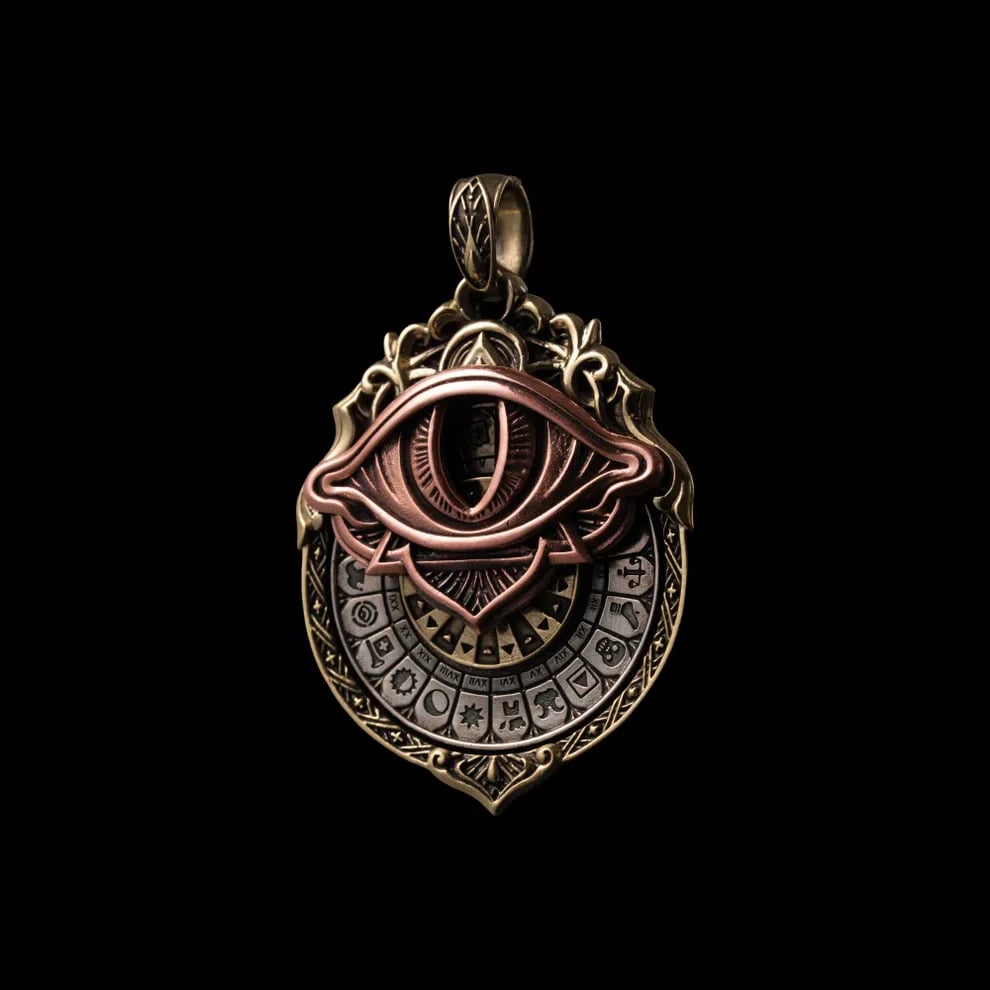 👁️‍🗨️Handmade Tarot Vision Pendant: Connect to Cosmic Wisdom Anytime(✨Comes with instruction manual)