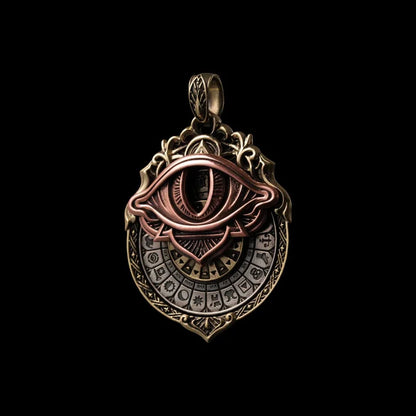 🔮 Handcrafted Tarot Eye Pendant – A Symbol of Intuition & Insight