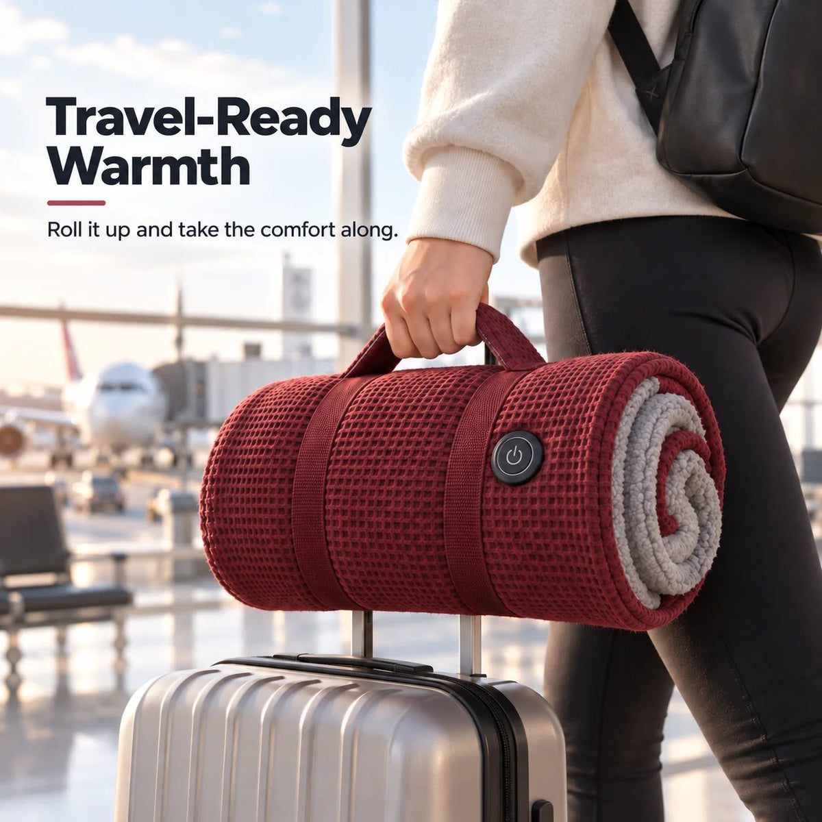 🔥 🔥Wearable Heated Blanket Shawl – Cozy Hands-Free Warmth🔥