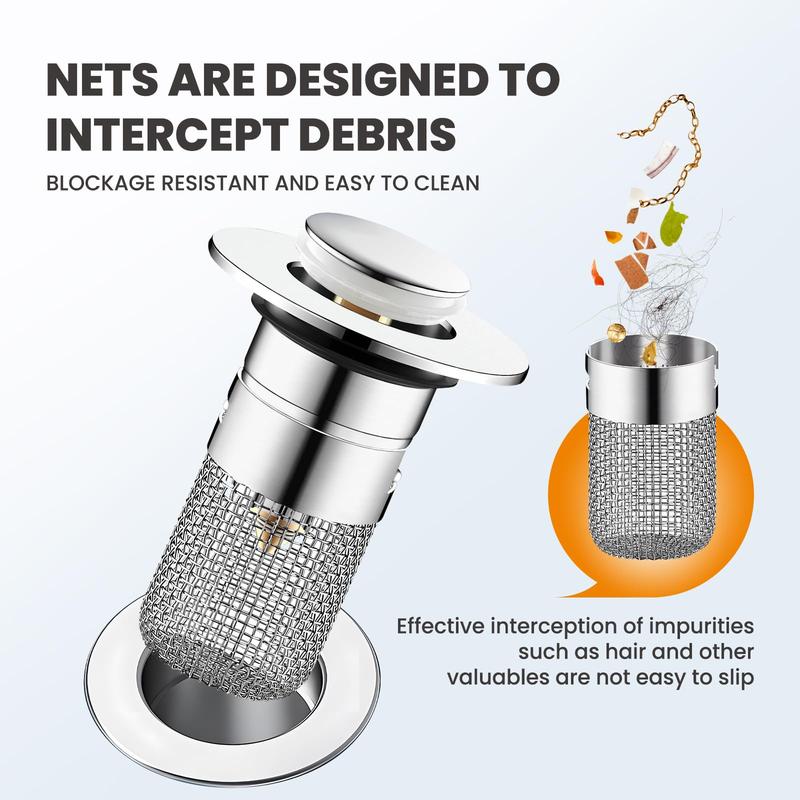 ✨Buy 1 Get 1 Free🔥Universal Pop-up Sink Drain Filter