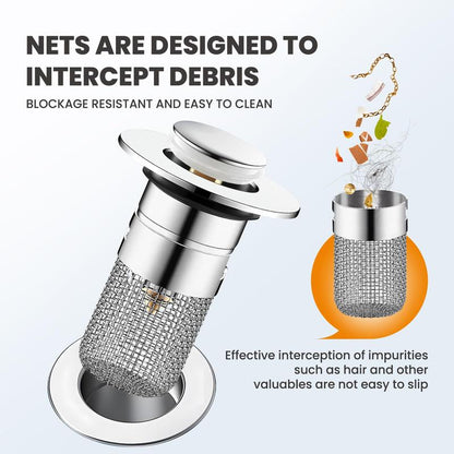 ✨Buy 1 Get 1 Free🔥Universal Pop-up Sink Drain Filter