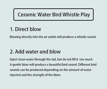 ⚡Hot Sales 49% OFF🔥6 Pcs Ceramic Water Bird Whistles