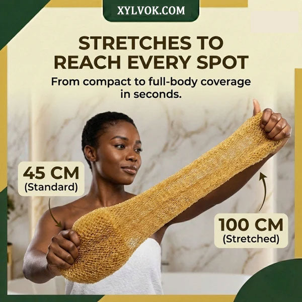 100% Authentic African Exfoliating Net Sponge