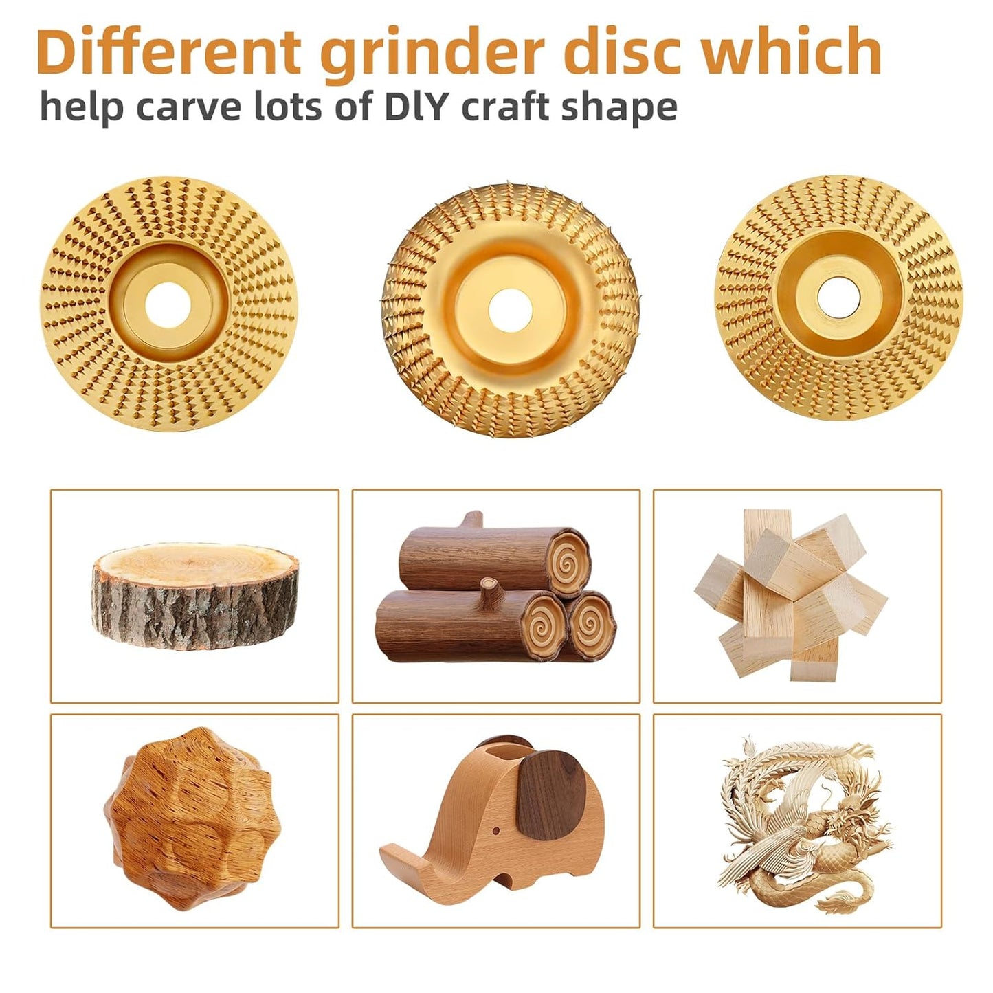 🎉Limited Edition $24.99, Only 100 Sets Left! 🛠️3PCS Wood Carving Disc Set