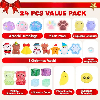 🎅Christmas Sale🎅 Advent Calendar 2026 Christmas Gachapon Squishy Toys 24 Pcs,&Halloween Advent Calendar(✨Buy 2 Free Shipping)