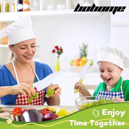 🔪 32-Piece Kitchen Knife Set – Safe, Fun & Easy Food Prep for Kids 🍓🥕