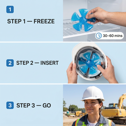 ❄️⛑️Ice Pack for Hard Hat,Cooling Pads for Cap,Cooling Pack