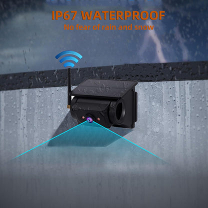 Magnetic Solar Wireless Backup Camera