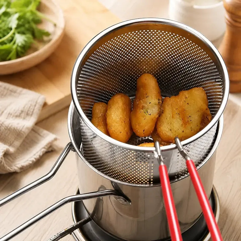 💥Stainless Steel Deep Fryer Set