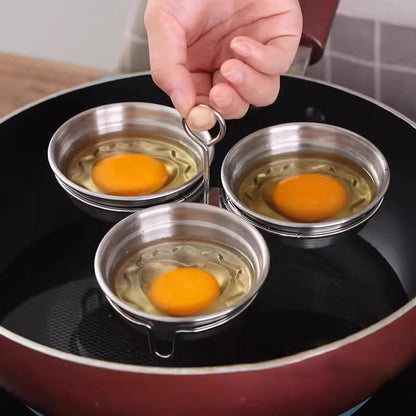 🍳Stainless Steel Egg Poacher & Steamer Pan for Perfect Breakfasts