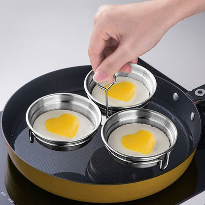 🍳Stainless Steel Egg Poacher & Steamer Pan for Perfect Breakfasts