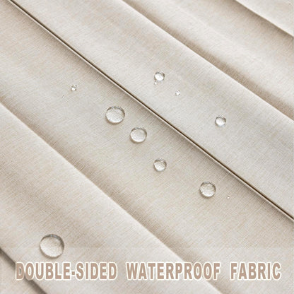 Room Partition Divider Curtains, Pleated Folding Door Curtain for Doorways