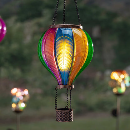 Solar Hanging Rainbow Balloon Lantern