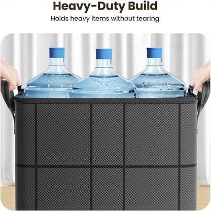 Large Foldable Clothes Storage Bag with Handle and Double Zipper