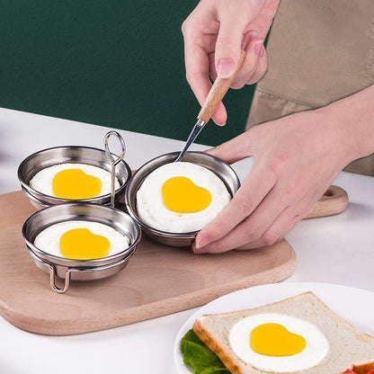 🍳Stainless Steel Egg Poacher & Steamer Pan for Perfect Breakfasts