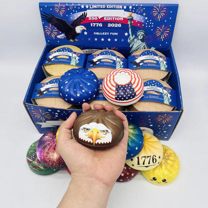 📦Limited Stock • Restock Takes Time⏰Patriotic Squishy – USA 250 Edition