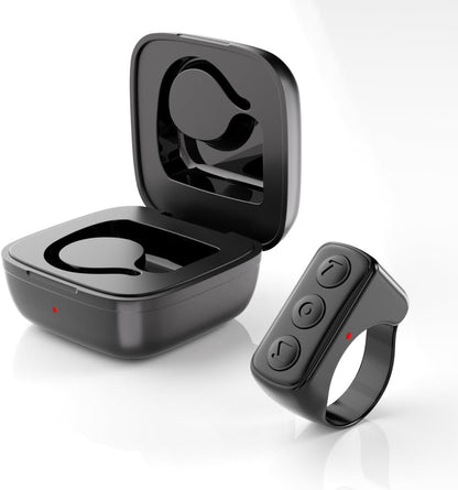Wireless TikTok Scrolling Ring - Bluetooth Smartphone Remote Control with Chip