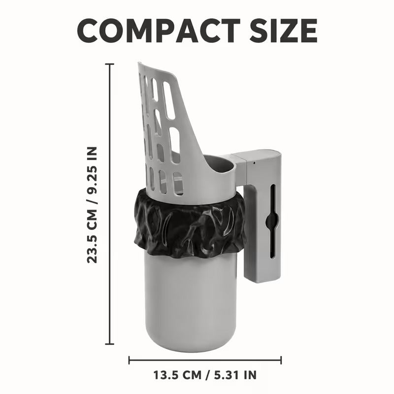 Large-Capacity Cat Litter Scoop with Integrated Trash Can