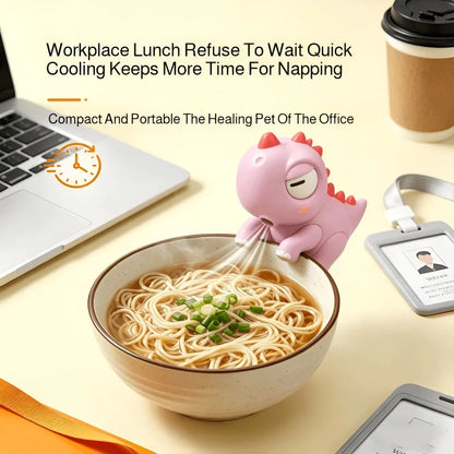 🔥HOT SALE🔥Clip‑On Portable Food Cooling Fan, USB Rechargeable for Bowl Edge