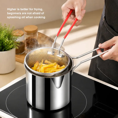 💥Stainless Steel Deep Fryer Set
