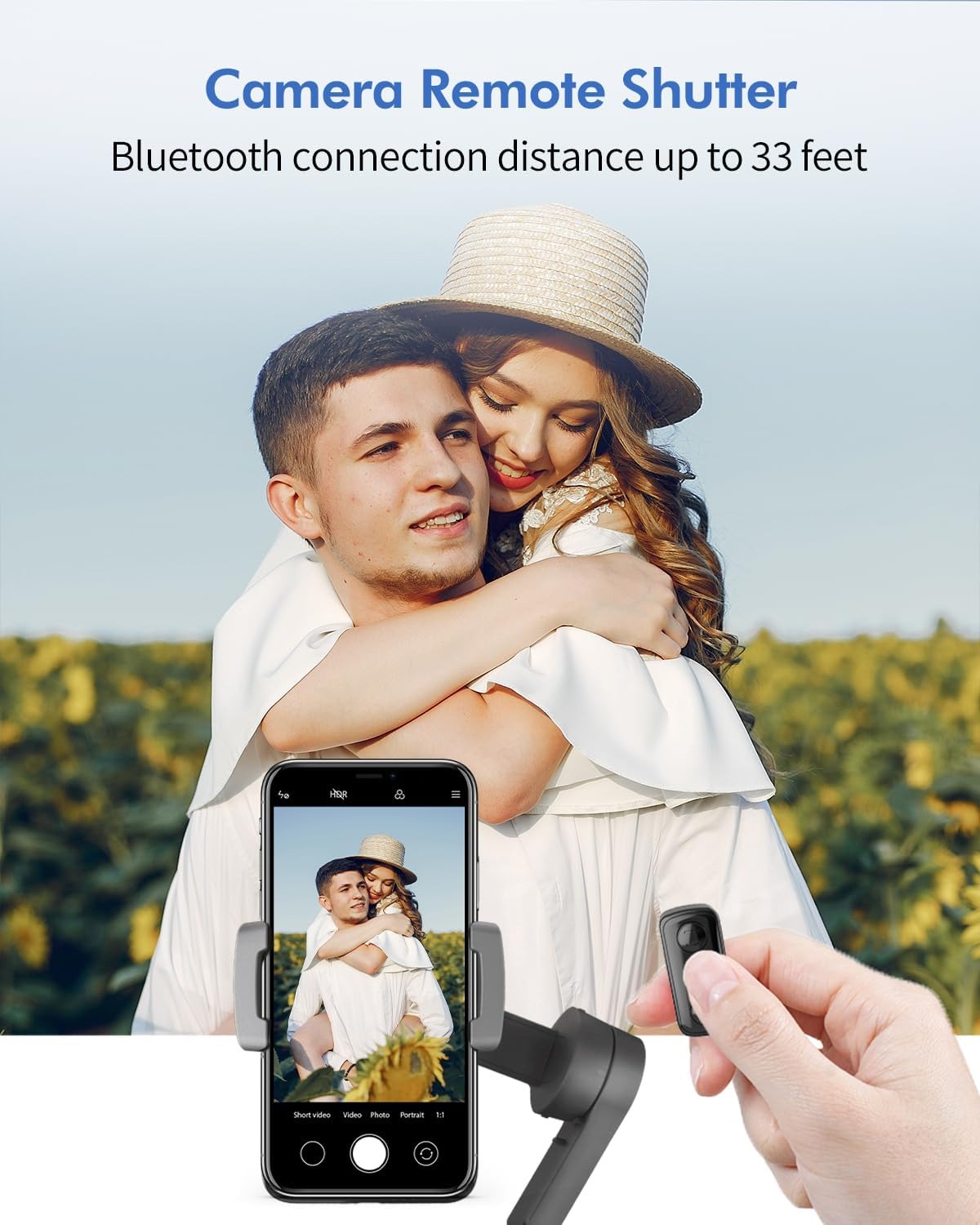 Wireless TikTok Scrolling Ring - Bluetooth Smartphone Remote Control with Chip