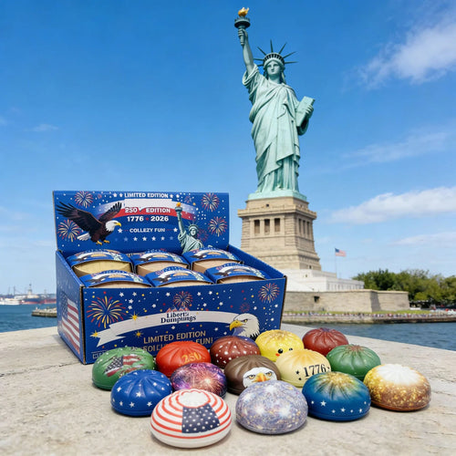 📦Limited Stock • Restock Takes Time⏰Patriotic Squishy – USA 250 Edition