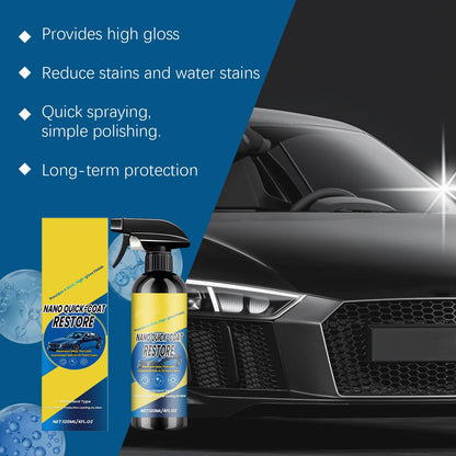 Automotive coating spraying – a professional spray coating with excellent hydrophobicity and UV protection.