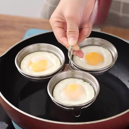 🍳Stainless Steel Egg Poacher & Steamer Pan for Perfect Breakfasts