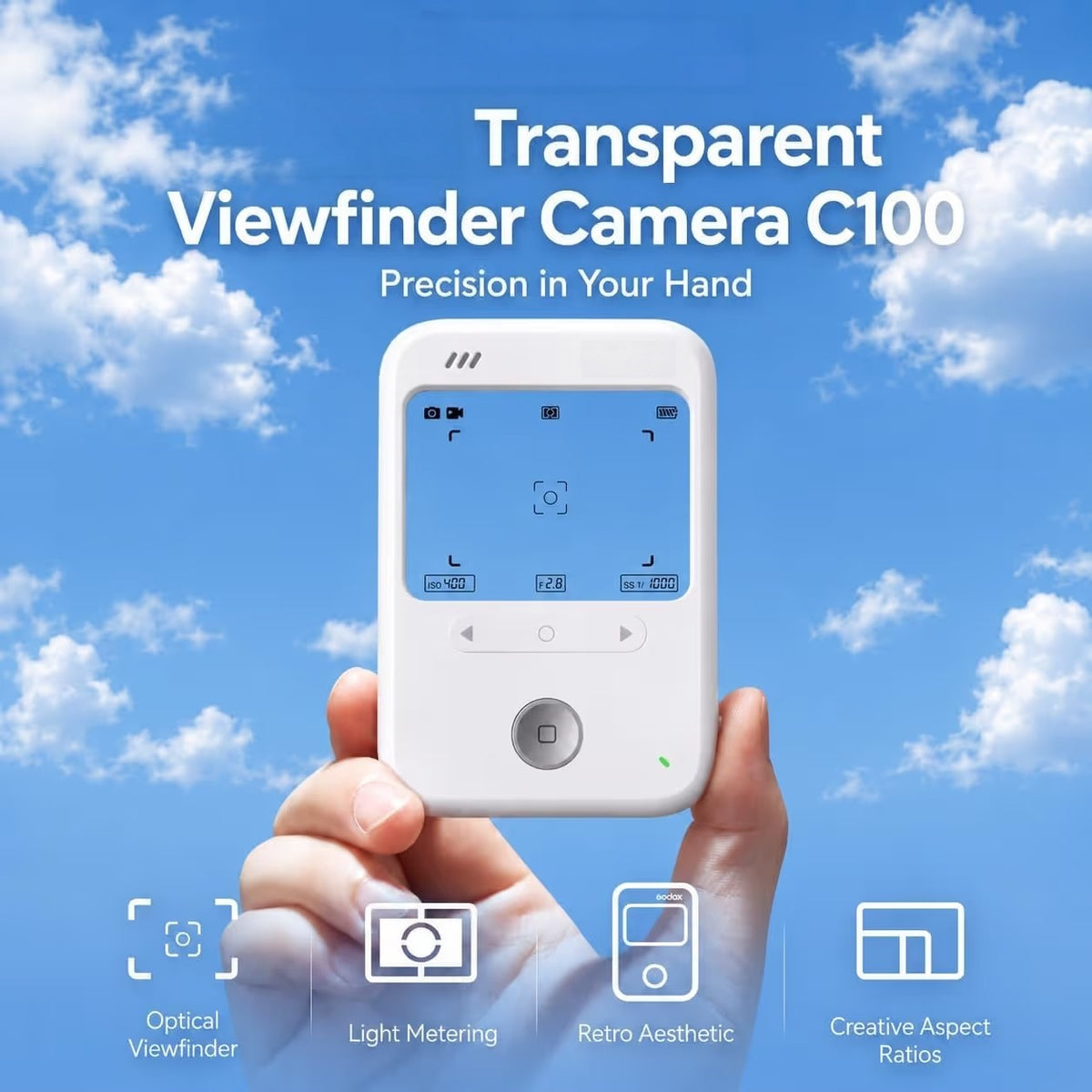 C100 Transparent Viewfinder Camera