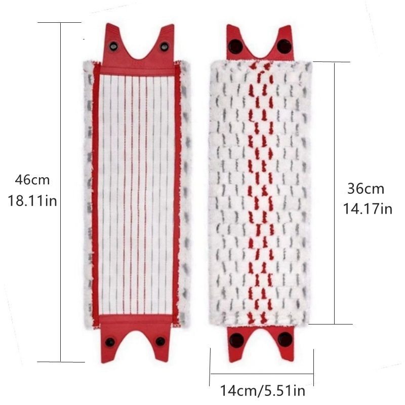 4 Pack Compatible with 1-2 Spray Mop Head Replacement Kit