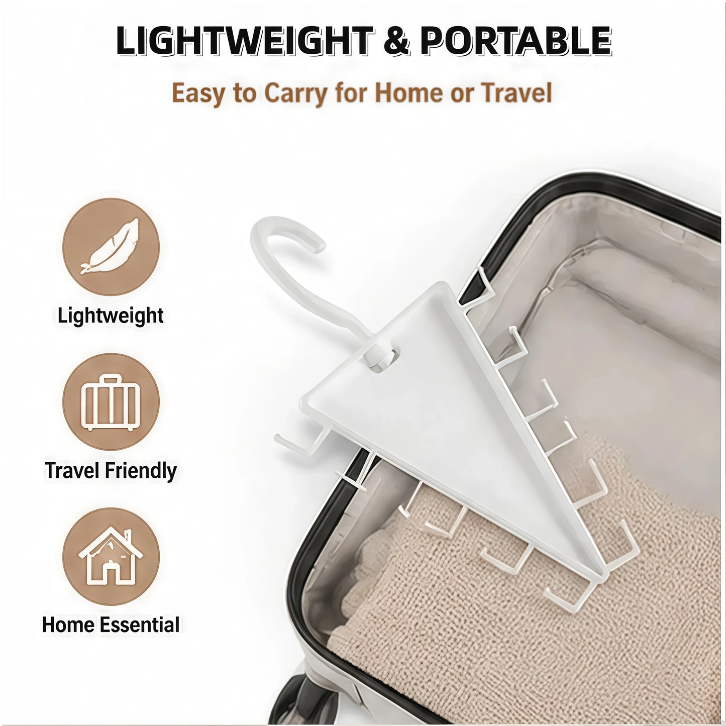 12-Hook Rotating Closet Organizer Hanger