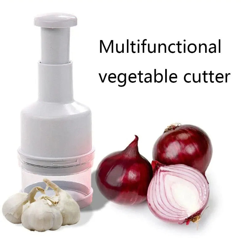 Manual Hand Held Slap Food Chopper Ginger Garlic Crusher Portable Kitchen Tool