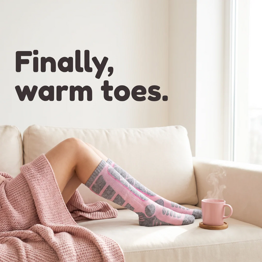 🎅✨ Christmas Must-Haves🧦Heated Electric Socks for Winter – Keep Your Feet Warm and Cozy