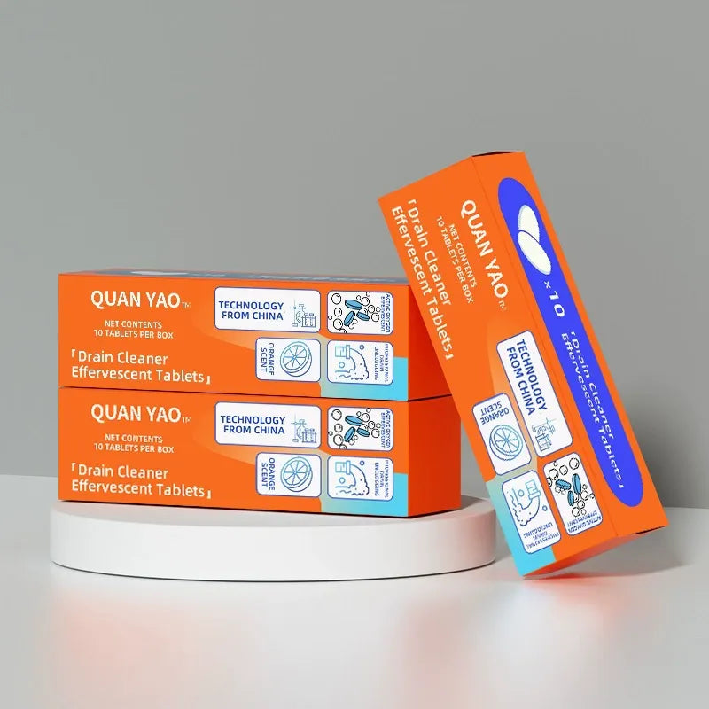 🔥LAST DAY ONLY | 24% OFF🔥Kitchen Bathroom Drain Odor Eliminating Effervescent Tablets