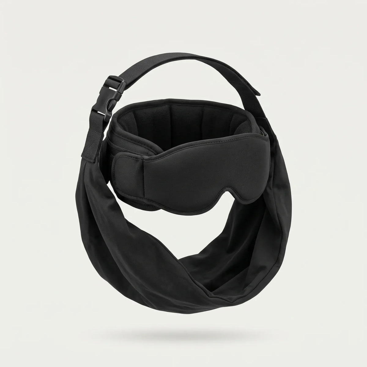 Snoozle 3-in-1 Travel Sleep Set: pillow band with eye mask, strap and arm sling