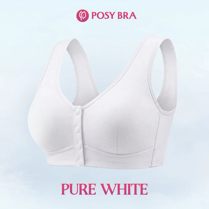 Posy Bra - Front Closure Breathable Cotton Lifting Bra for Seniors