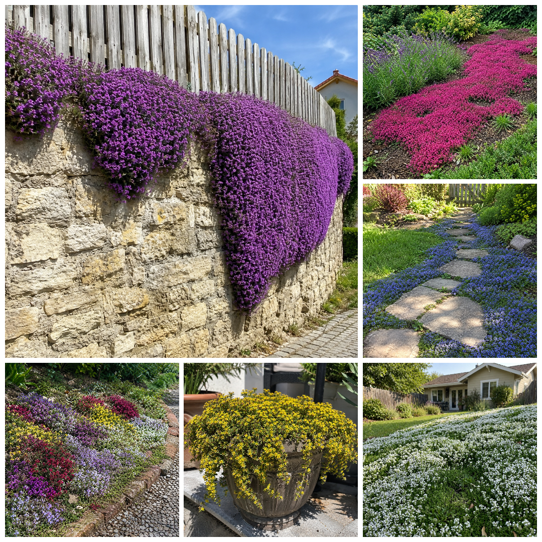 🌸Creeping Thyme Seeds, Multi-Color Ground Cover Flower Seeds🌸