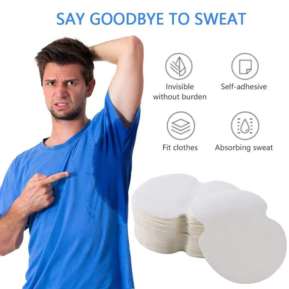 Stay Dry & Confident: Invisible Underarm Sweat Pads | Anti-Stain & Odor Protection Armpit Guard