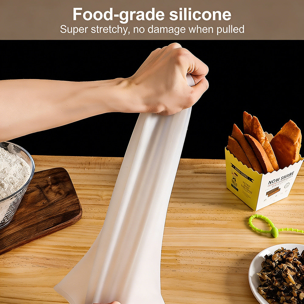 🥖 No More Sticky Hands! 3-in-1 Silicone Dough Kneading Bag – Mix, Knead & Proof Without The Mess
