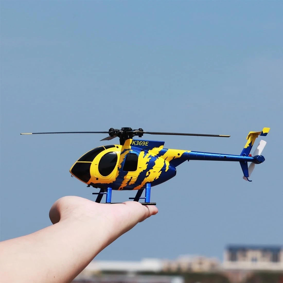 RC ERA C184 MD500 100-Size Scale RC Helicopter - RTF w/ Optical Flow Sensor