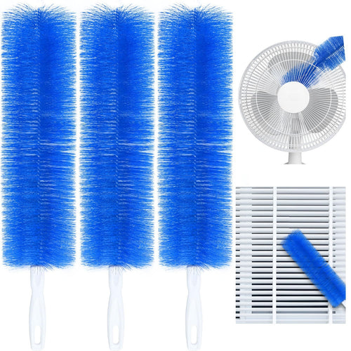 🏅Bendable Fan Cleaning Brush – Reusable Microfiber Duster for Fans&Curtain