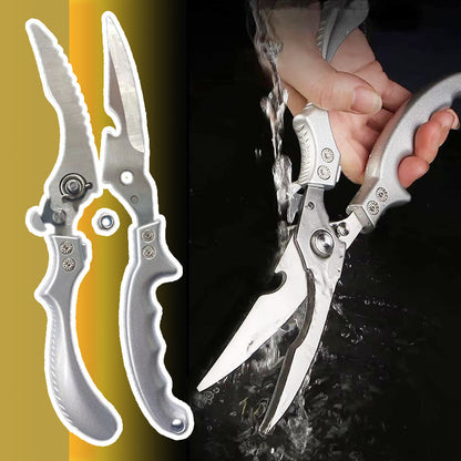 ✂️ Koop 2 = Krijg 1 Gratis – Veilige Multifunctionele Roestvrijstalen Keukenschaar | Sterk, Nauwkeurig & Onmisbaar in Elke Keuken 🔧