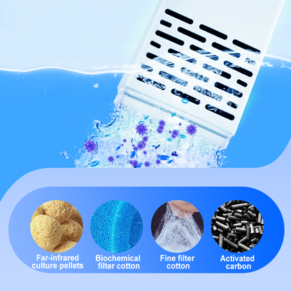 🔥Limited-time offer-Fish Tank 6-in-1 Filter - Filtration, Oxygenation & Water Pumping