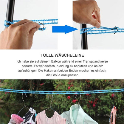 Devareon®🔥Hot Sale - 50% OFF🔥Windproof Non-Slip Clothesline