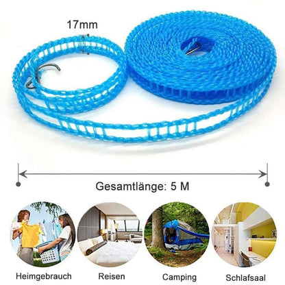 Devareon®🔥Hot Sale - 50% OFF🔥Windproof Non-Slip Clothesline