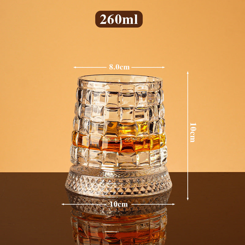 🥛💎Hot Sale 49% OFF✨🔥360° Rotating Whiskey Glass Tumbler